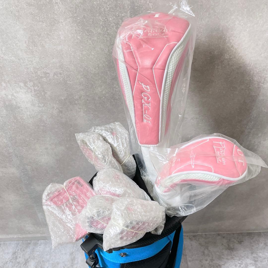 【新品】プラチナムゴルフ　レディースハーフセット　右打ち　8本　L