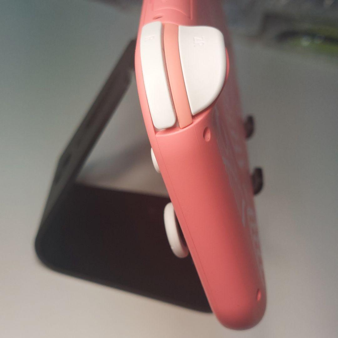 【動作品】スイッチライト本体 あつ森 しずえカラー 充電器 SDカード付き