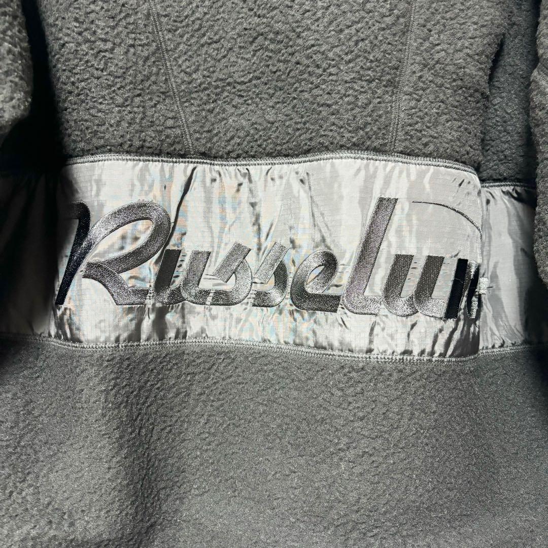 新品 ラッセルノ 2WAY ボアフリース ジャケット ブラック M 4 ベスト