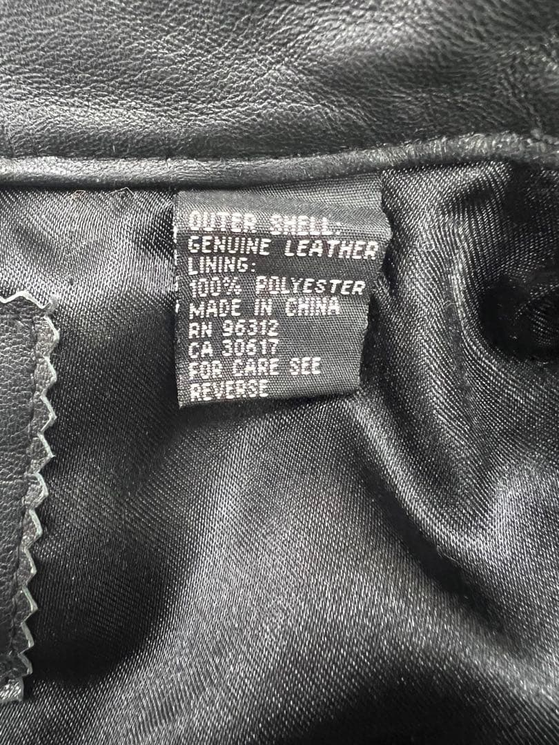 美品！激レア　ENYCE レザージャケット レーシングデザイン