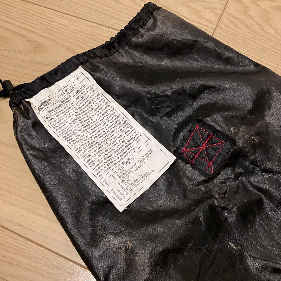 希少✨入手困難Coleman×BEAMS ハラコ柄 折畳みベンチチェア 2人用