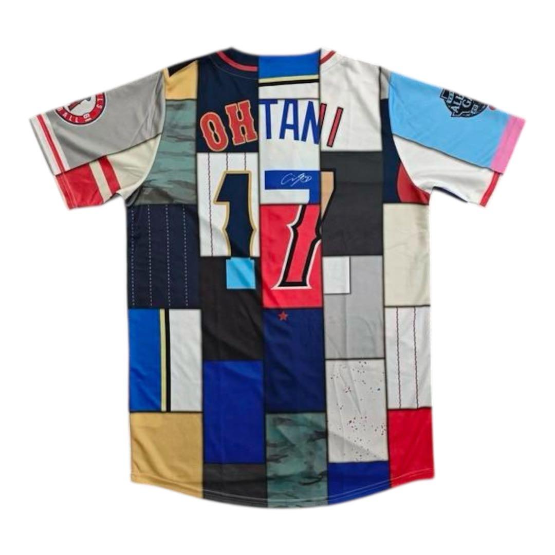 n*c様 非売品 大谷翔平 サインプリント歴代ミックスユニフォーム　ドジャースW