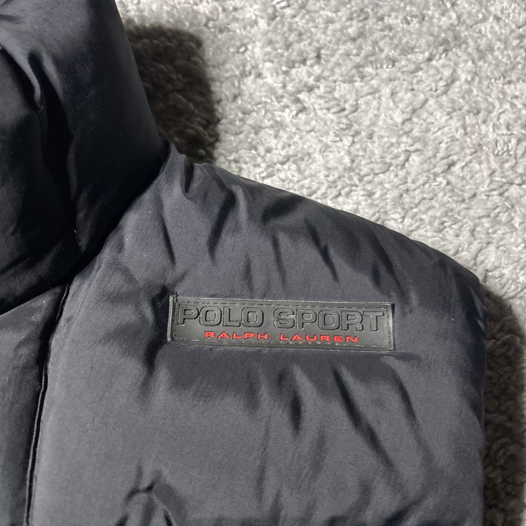 ポロスポーツ　ラルフローレン　ダウンベスト　ワンポイントロゴ　ふかふか　肉厚
