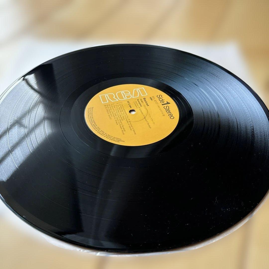 【帯付き】【値下げ】スコーピオンズ 蠍魔宮 ブラックアウト レコード