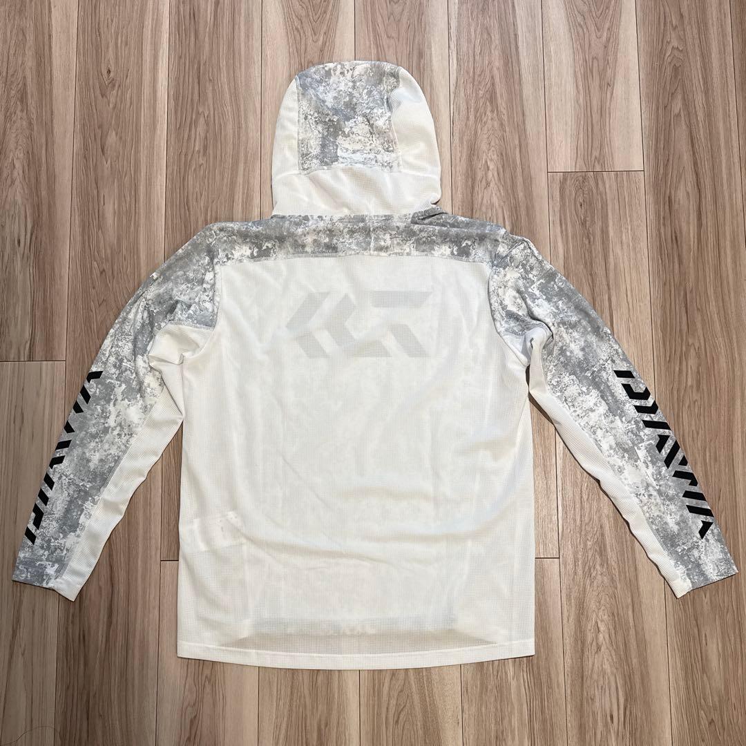 【新品未使用】DAIWA ダイワ フーディーゲームシャツ ボトムホワイト L