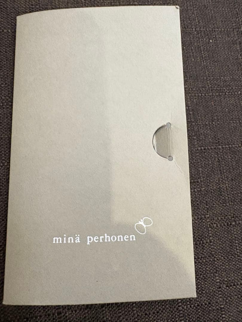 minä perhonen 青い布製片耳用ピアス　花火