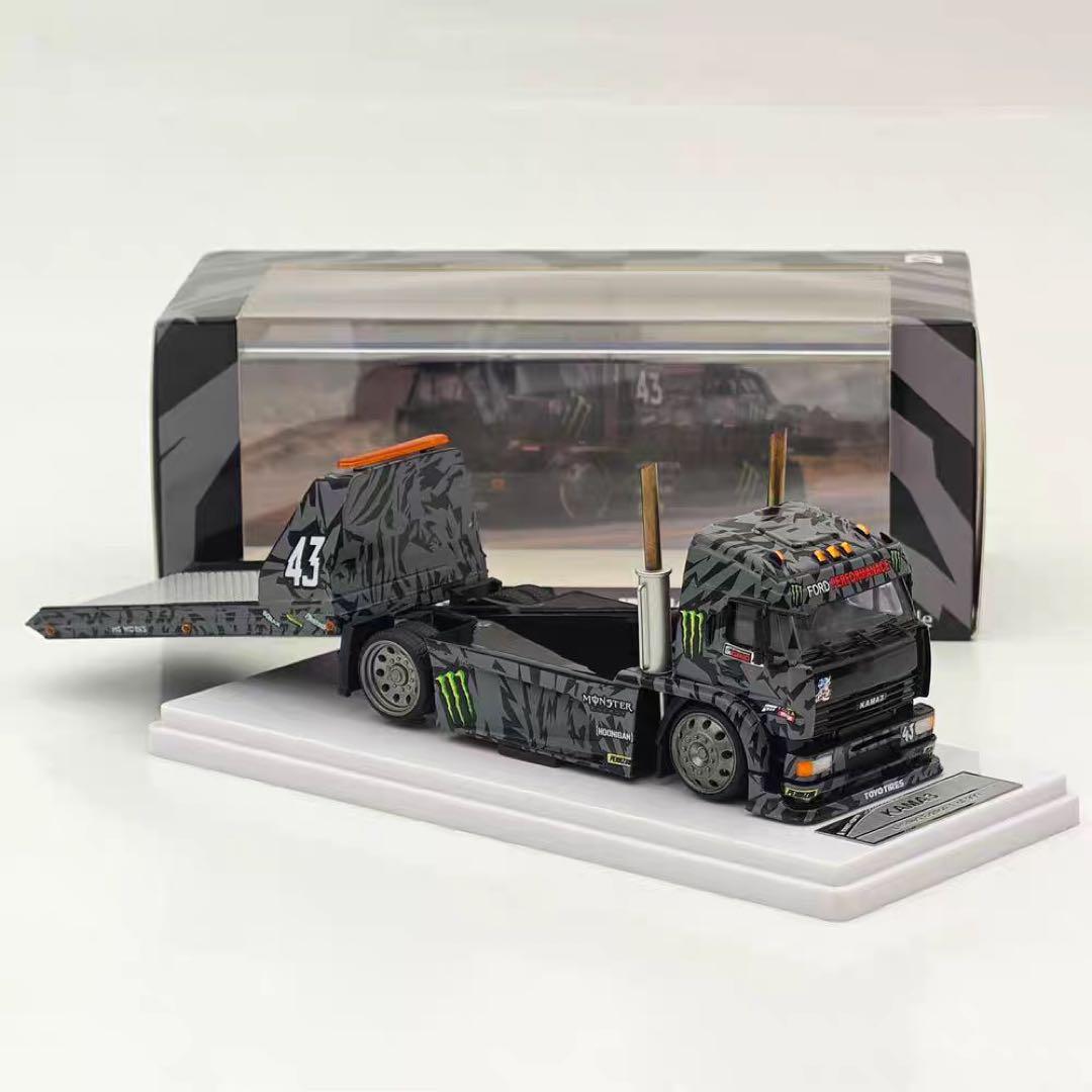 SW 1/64 KAMA フラットベッドトレーラー（Ken Block 43 号