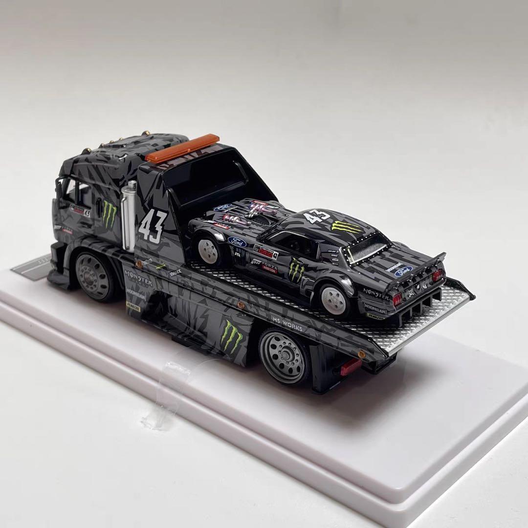 SW 1/64 KAMA フラットベッドトレーラー（Ken Block 43 号
