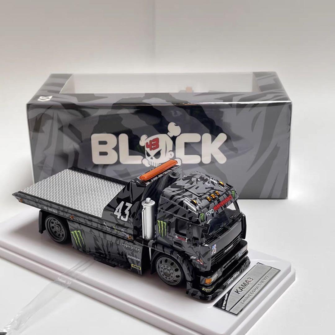 SW 1/64 KAMA フラットベッドトレーラー（Ken Block 43 号