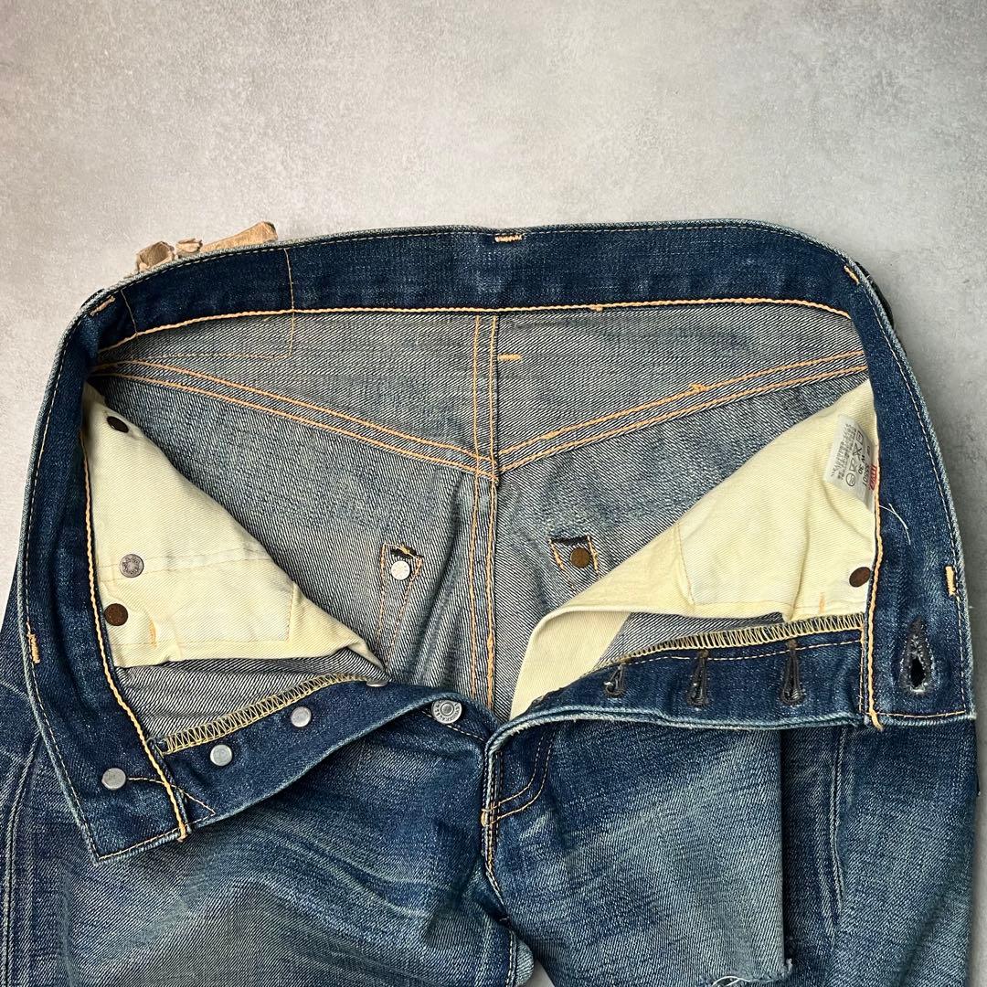 【雰囲気◎】LEVI‘S 501XX LVC1955 W30【鬼ヒゲハチノス】