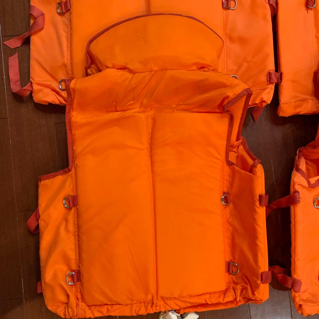 SHIMANO 　YAMAHA純正救命胴衣　ライフジャケット 4着セット