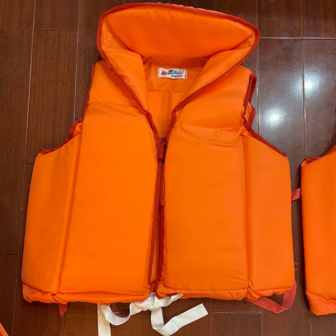 SHIMANO 　YAMAHA純正救命胴衣　ライフジャケット 4着セット