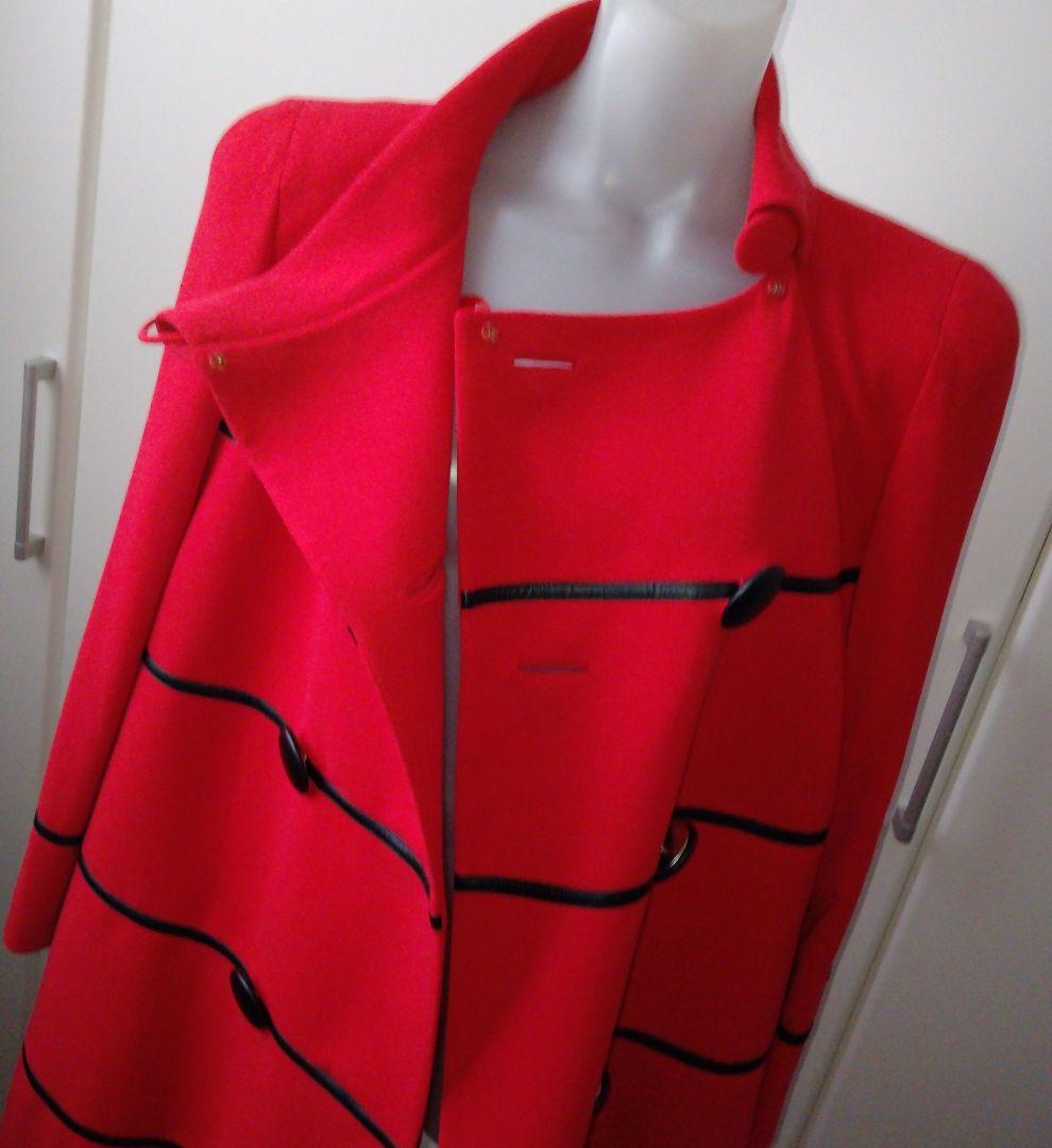 ★美品★VELLA★コート★赤★ヴィンテージ★