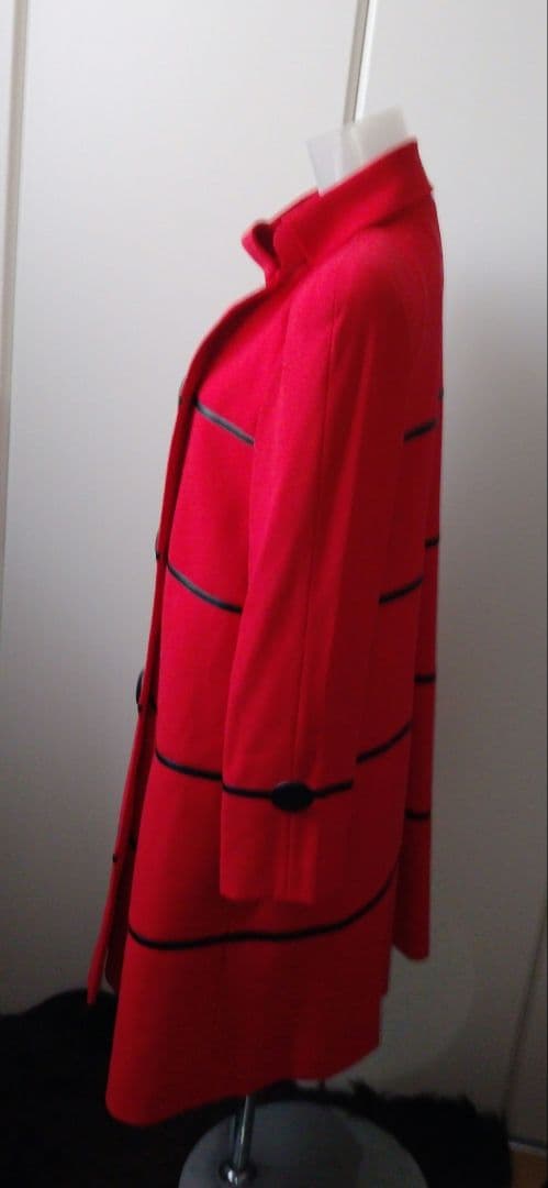 ★美品★VELLA★コート★赤★ヴィンテージ★
