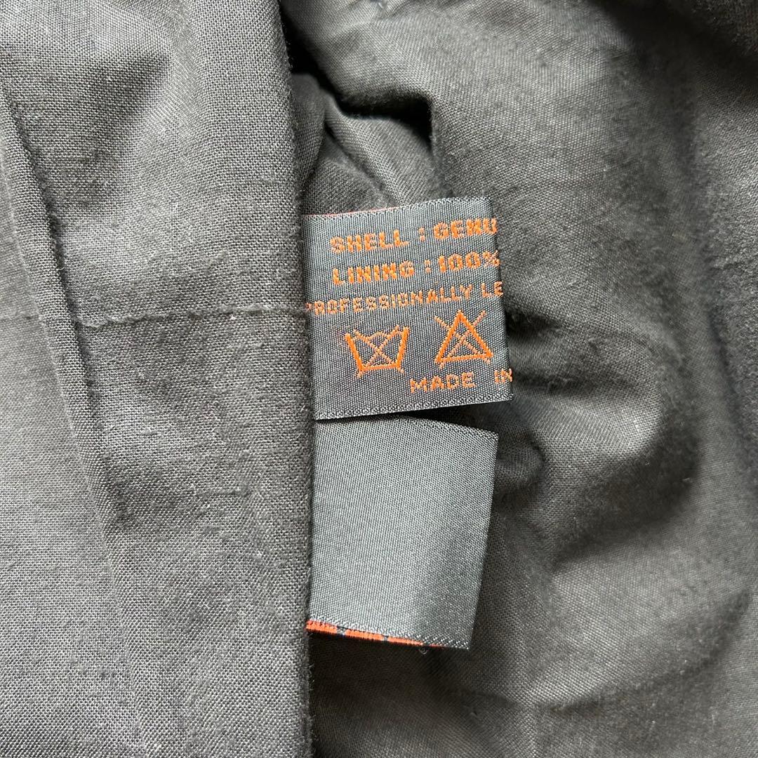 B-McCOY'S レザー シングルライダースジャケット 黒 牛革