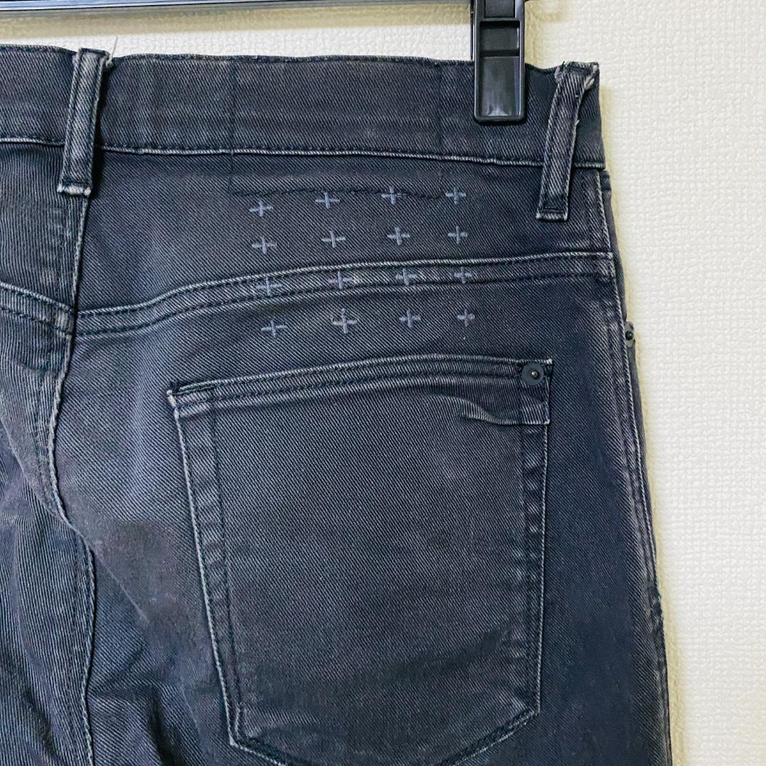 ksubi スビ スキニー デニム w29 ブラック 刺繍