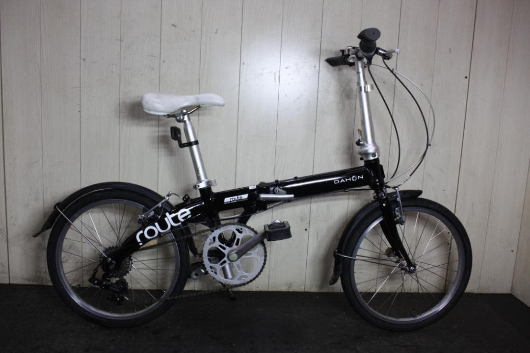 DAHONダホン ROUTE 20インチ アルミ シマノ7段 折り畳み自転車 黒