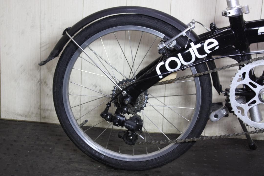 DAHONダホン ROUTE 20インチ アルミ シマノ7段 折り畳み自転車 黒