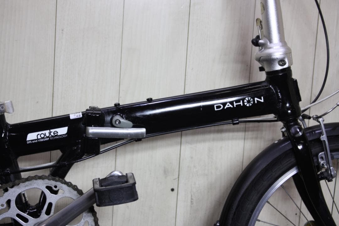 DAHONダホン ROUTE 20インチ アルミ シマノ7段 折り畳み自転車 黒