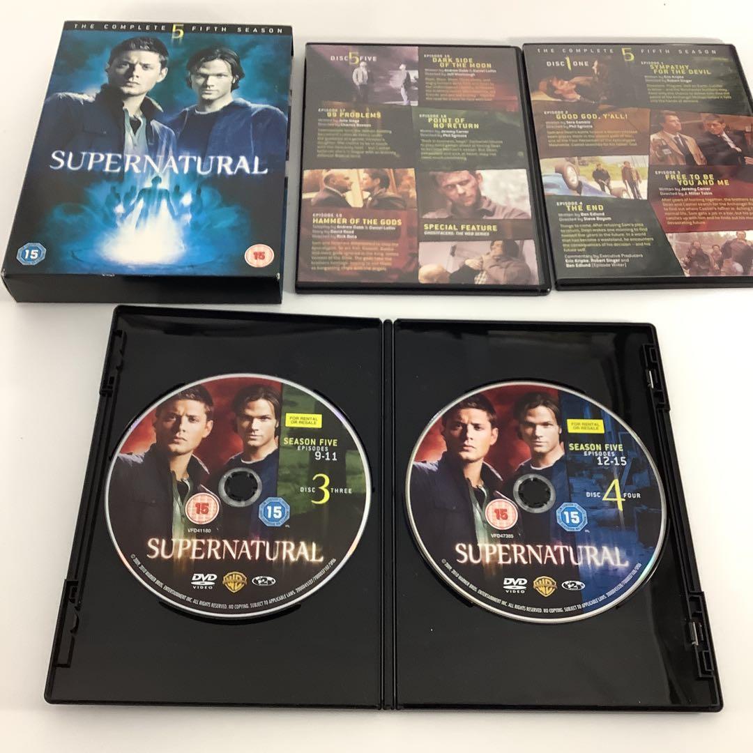 海外版DVD　スーパーナチュラル 第5シーズン　　　　　　　　　　3FDS