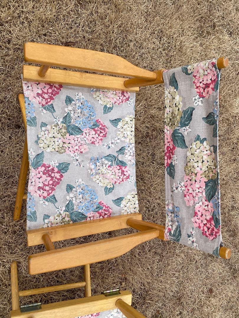 ♥️花柄♥️折りたたみ♥️アウトドアチェア2脚セット！！