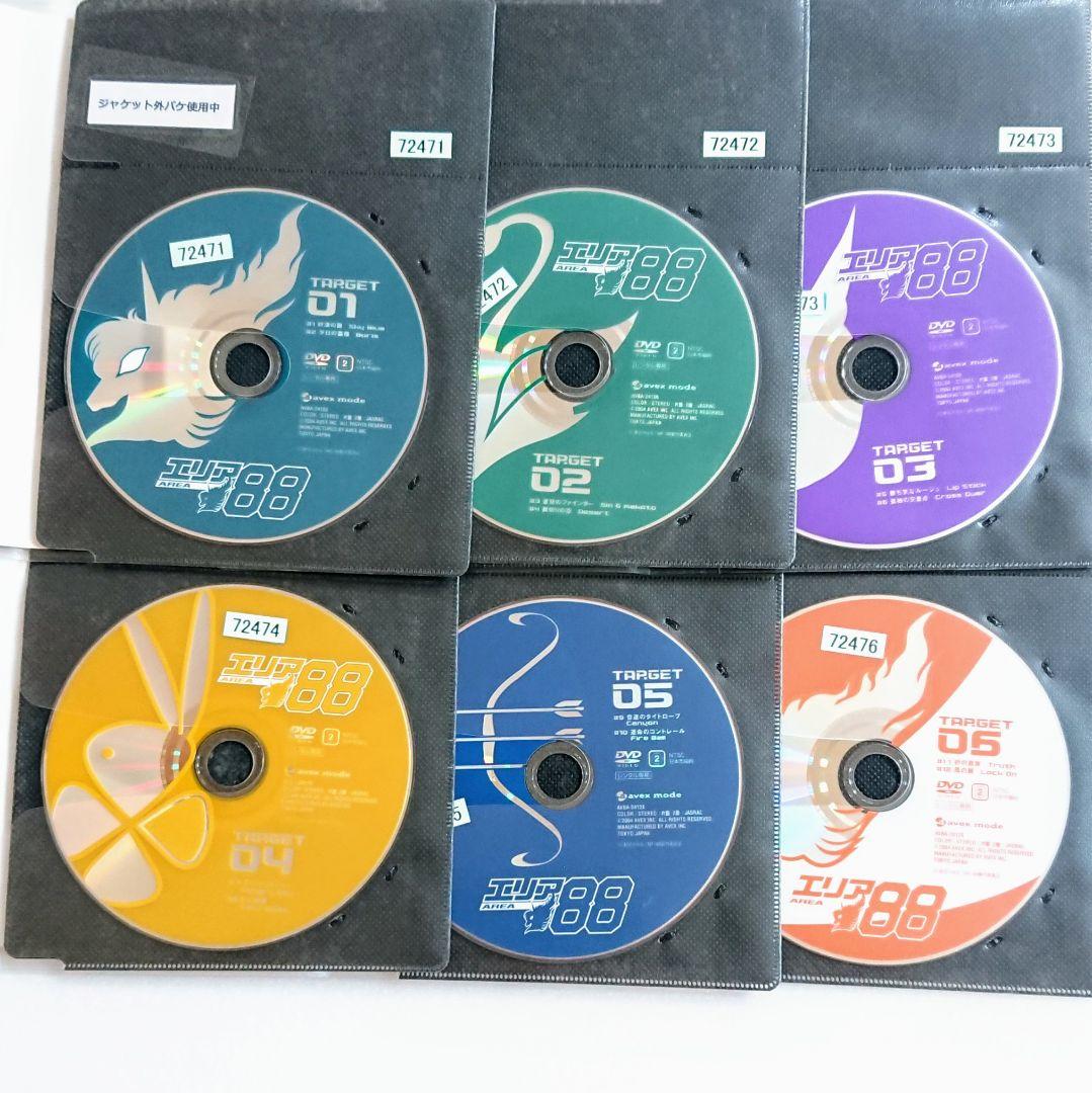 「エリア88」DVD 全7巻 TV版「燃える蜃気楼」戦闘機 新谷かおる