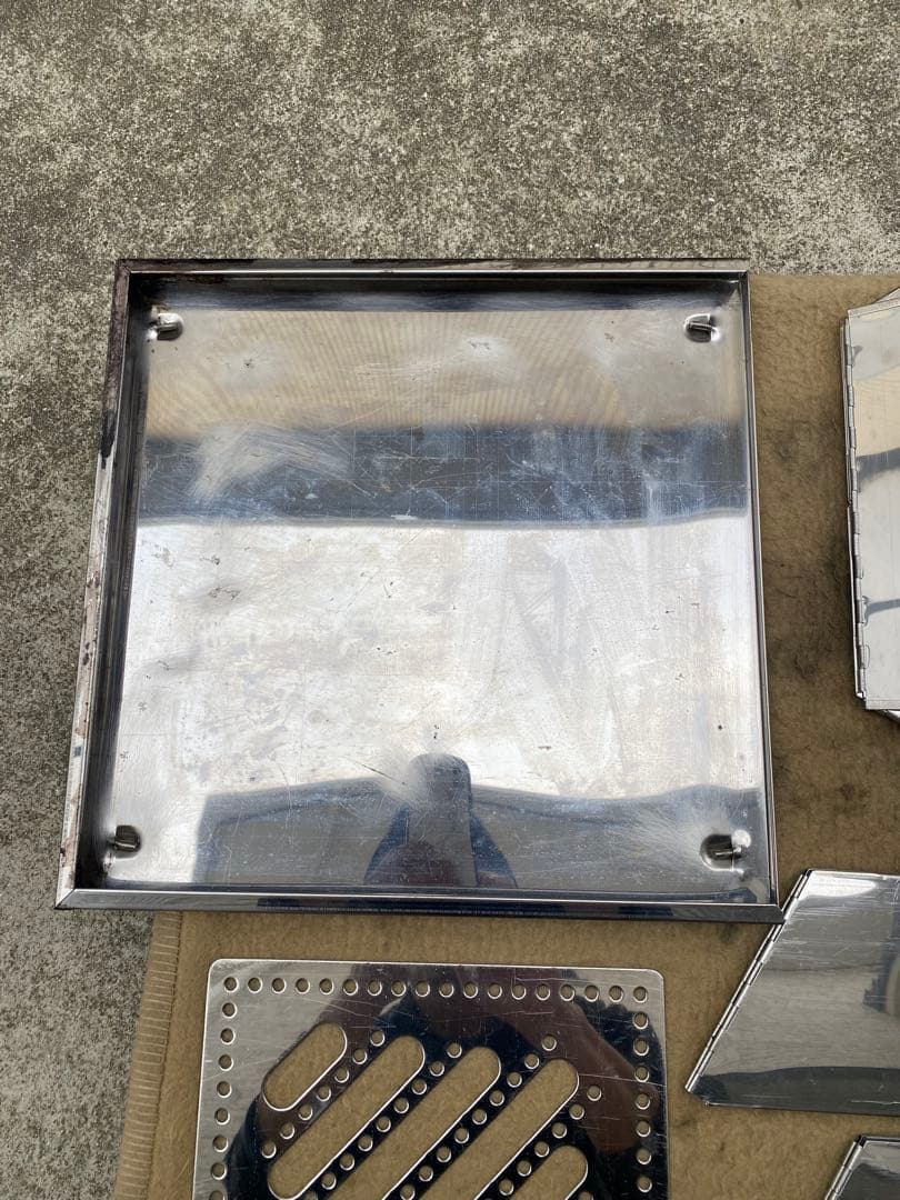 PYROMID 焚き火台 ステンレス製 収納バッグ付