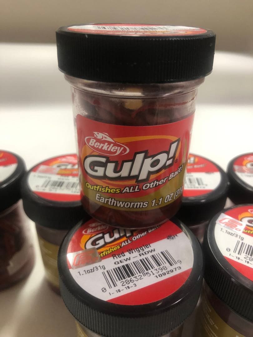 ガルプ　アースワーム レッド　７個