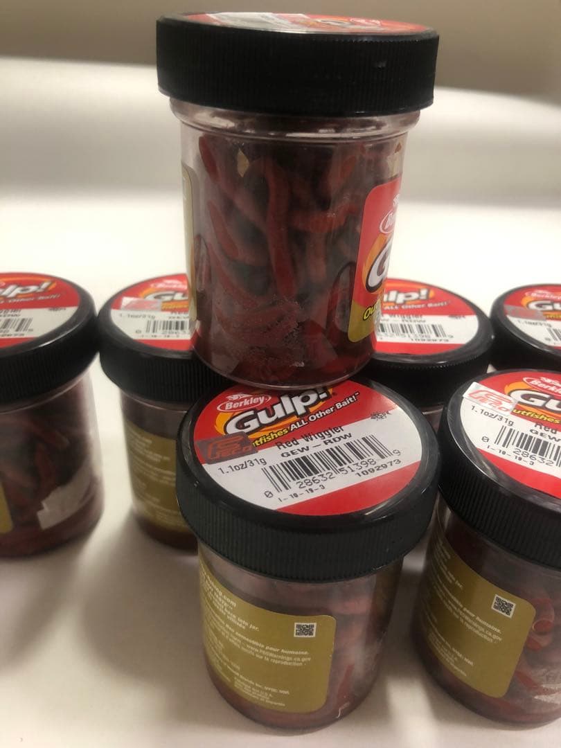 ガルプ　アースワーム レッド　７個