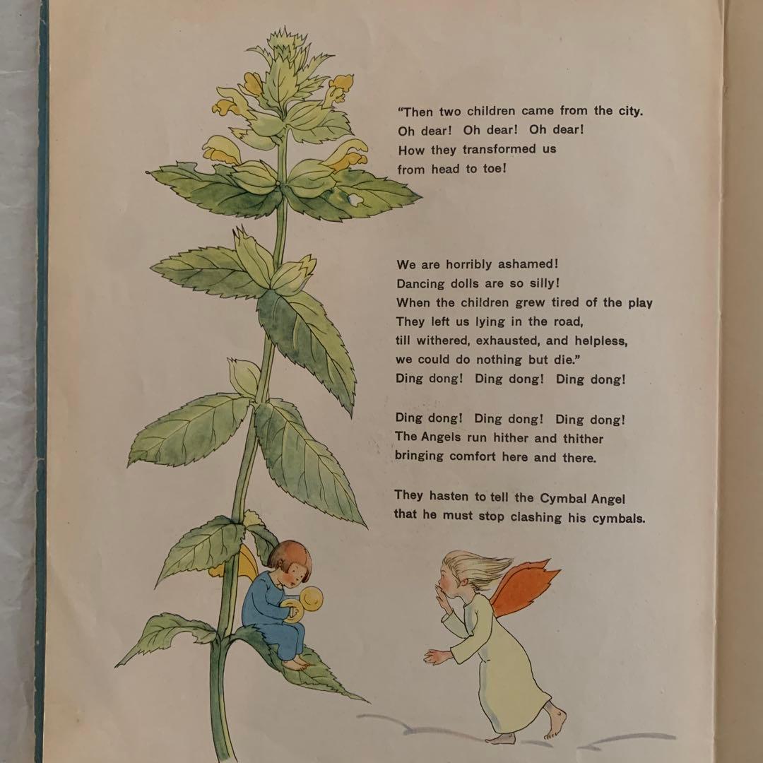 1930年アンティーク可憐な挿絵の絵本　洋書　古書　児童書ジャンクジャーナルにも