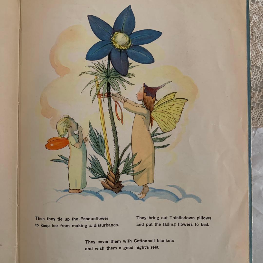 1930年アンティーク可憐な挿絵の絵本　洋書　古書　児童書ジャンクジャーナルにも