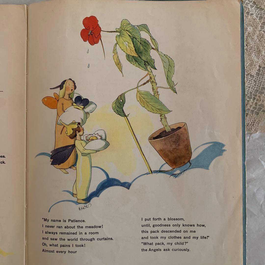 1930年アンティーク可憐な挿絵の絵本　洋書　古書　児童書ジャンクジャーナルにも