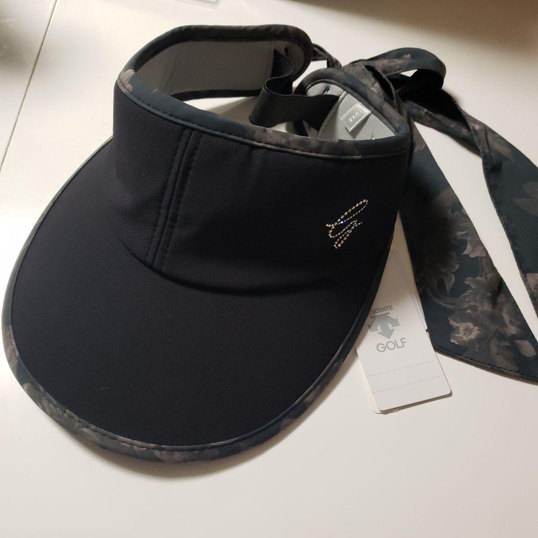 デサントゴルフ LUXE COLLECTION 新品 サンバイザー
