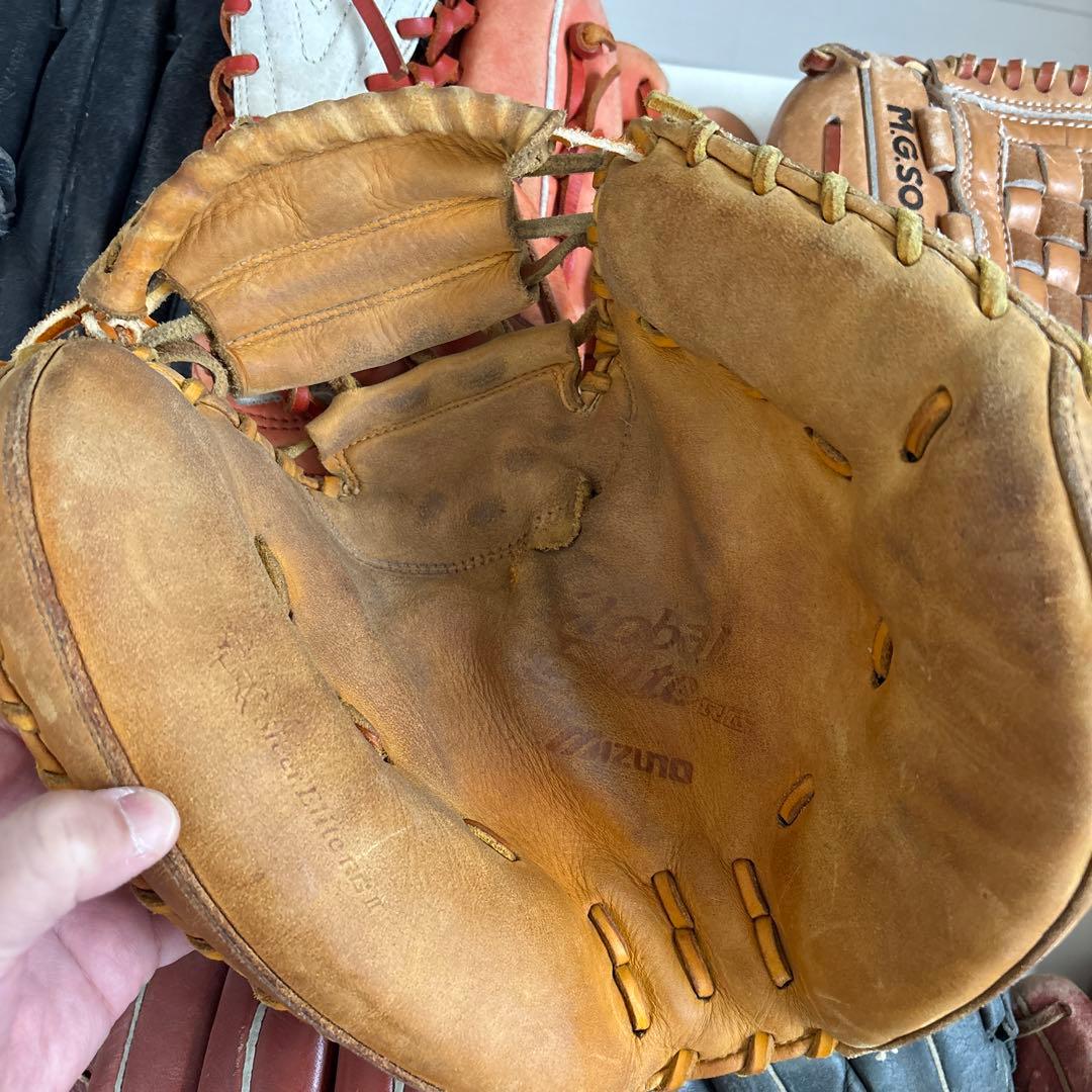 野球　軟式グローブ　まとめ売り　9個