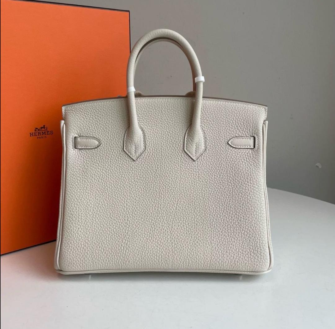 バーキン 25 ハンドバッグ シルバー金具