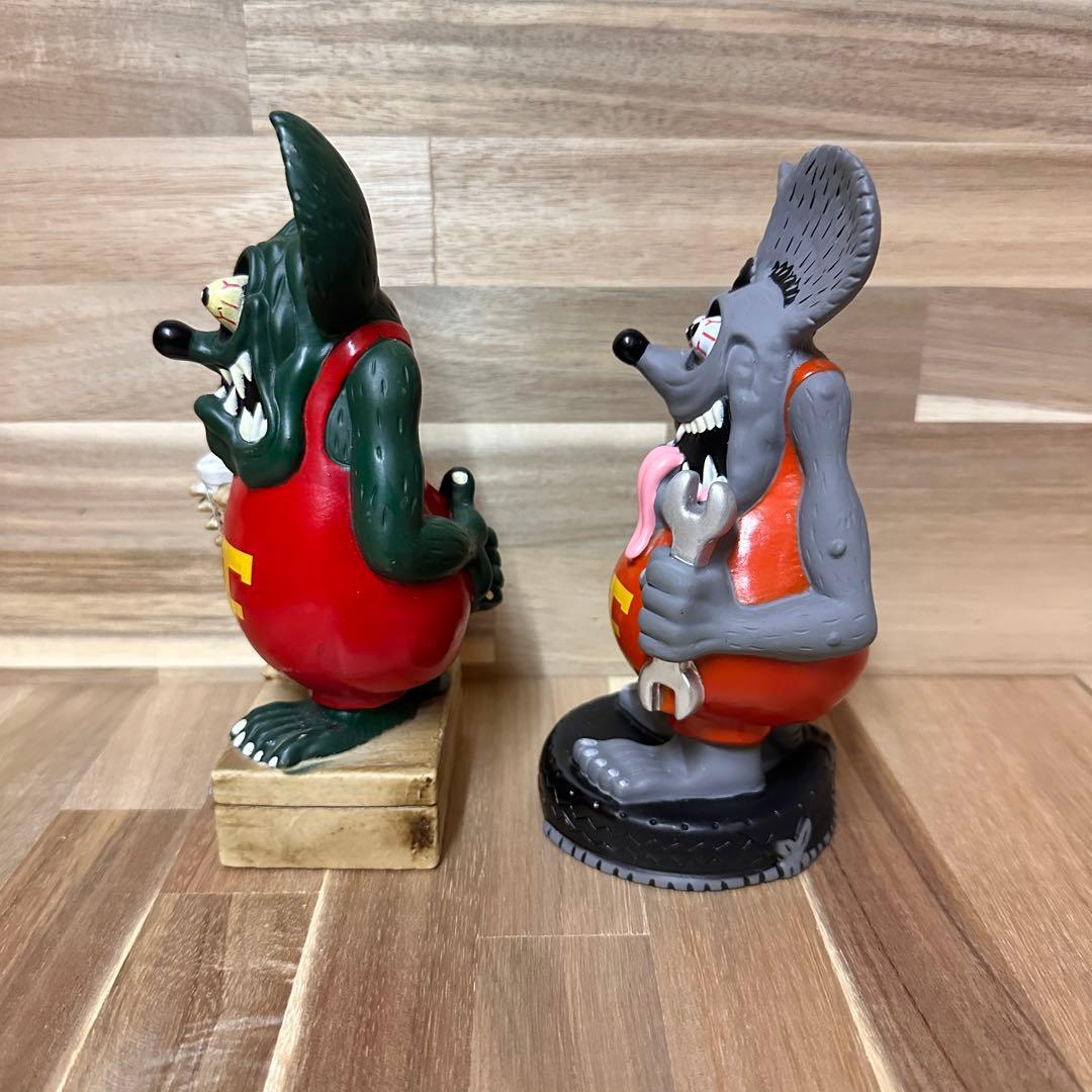 ラットフィンク　フィギュア　2体セット　ボビングヘッド　RAT FINK