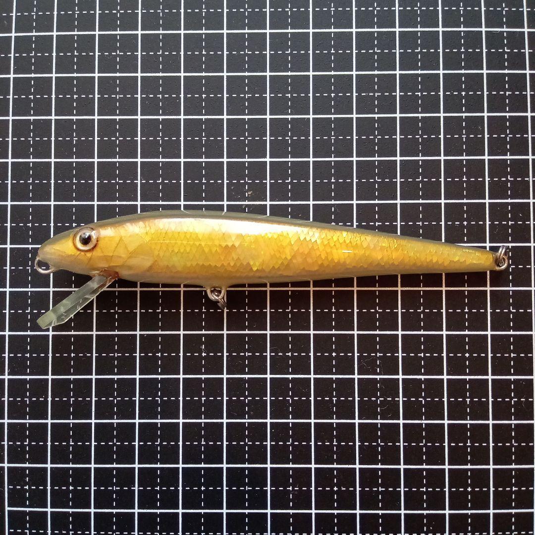 ナベミノー　NABE アワビ貼り10センチ ハンドメイドミノー 　オールド