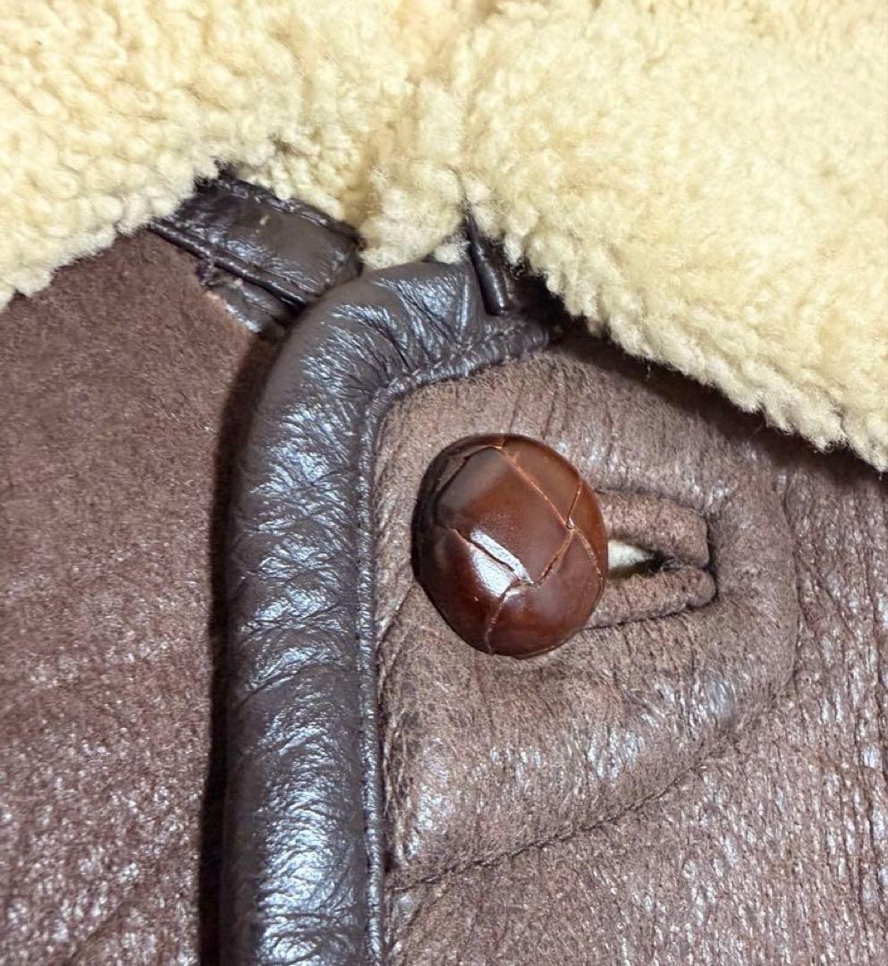 OUR PRIDE シープスキン リアルムートン B-3 レザージャケット 短丈