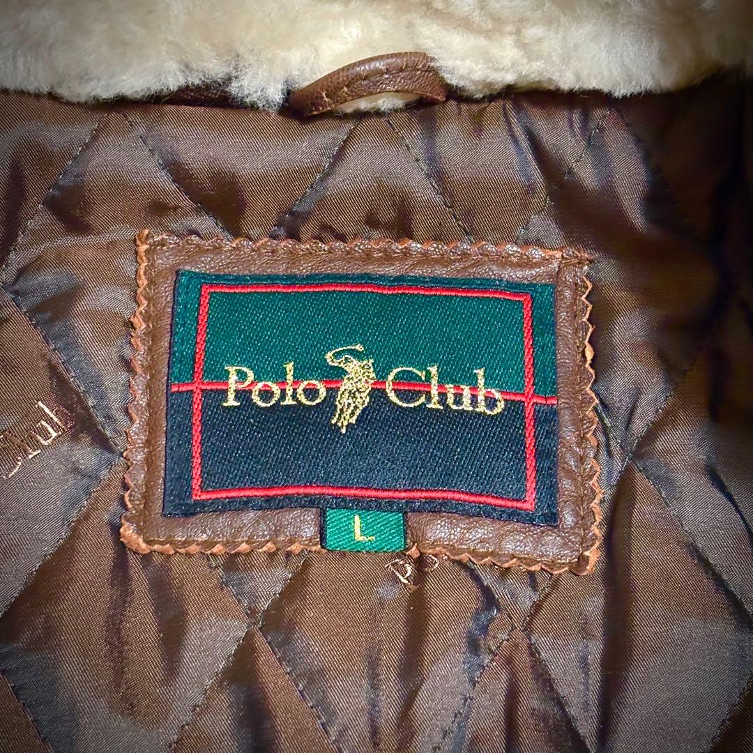 90s vintage leather jacket g1 a2 短丈 polo