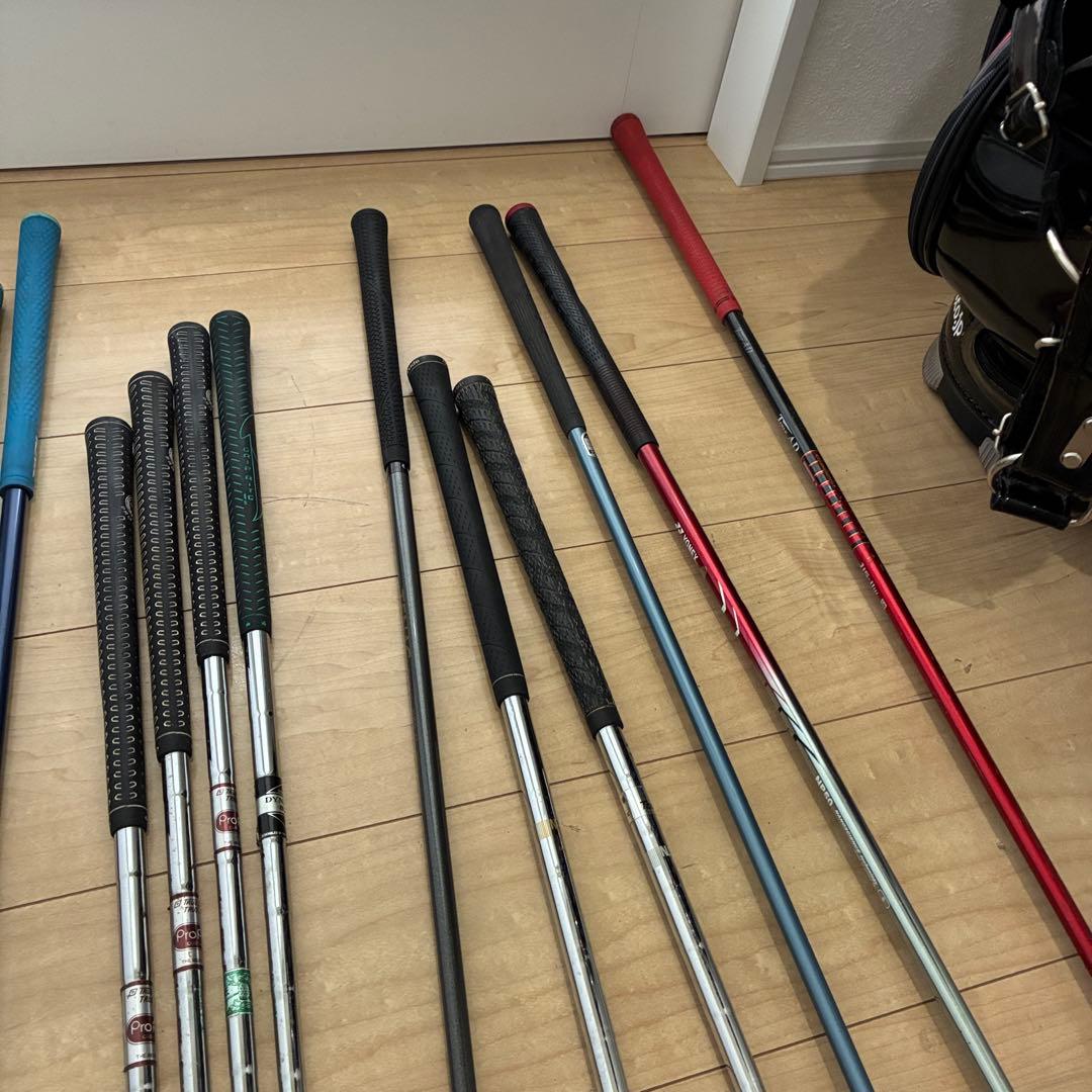 ゴルフまとめて　17本セット　AKIRA ゴルフバックセット