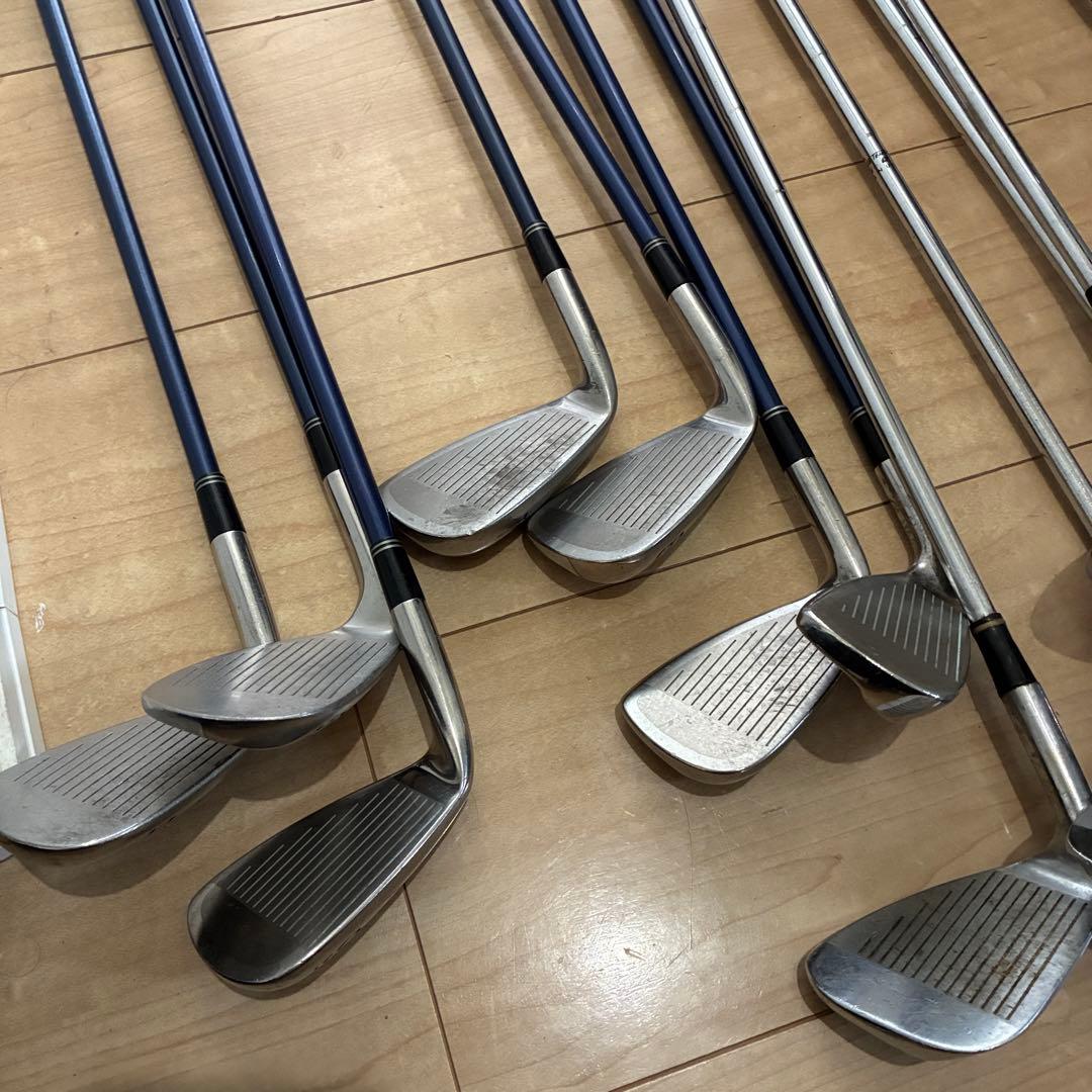 ゴルフまとめて　17本セット　AKIRA ゴルフバックセット