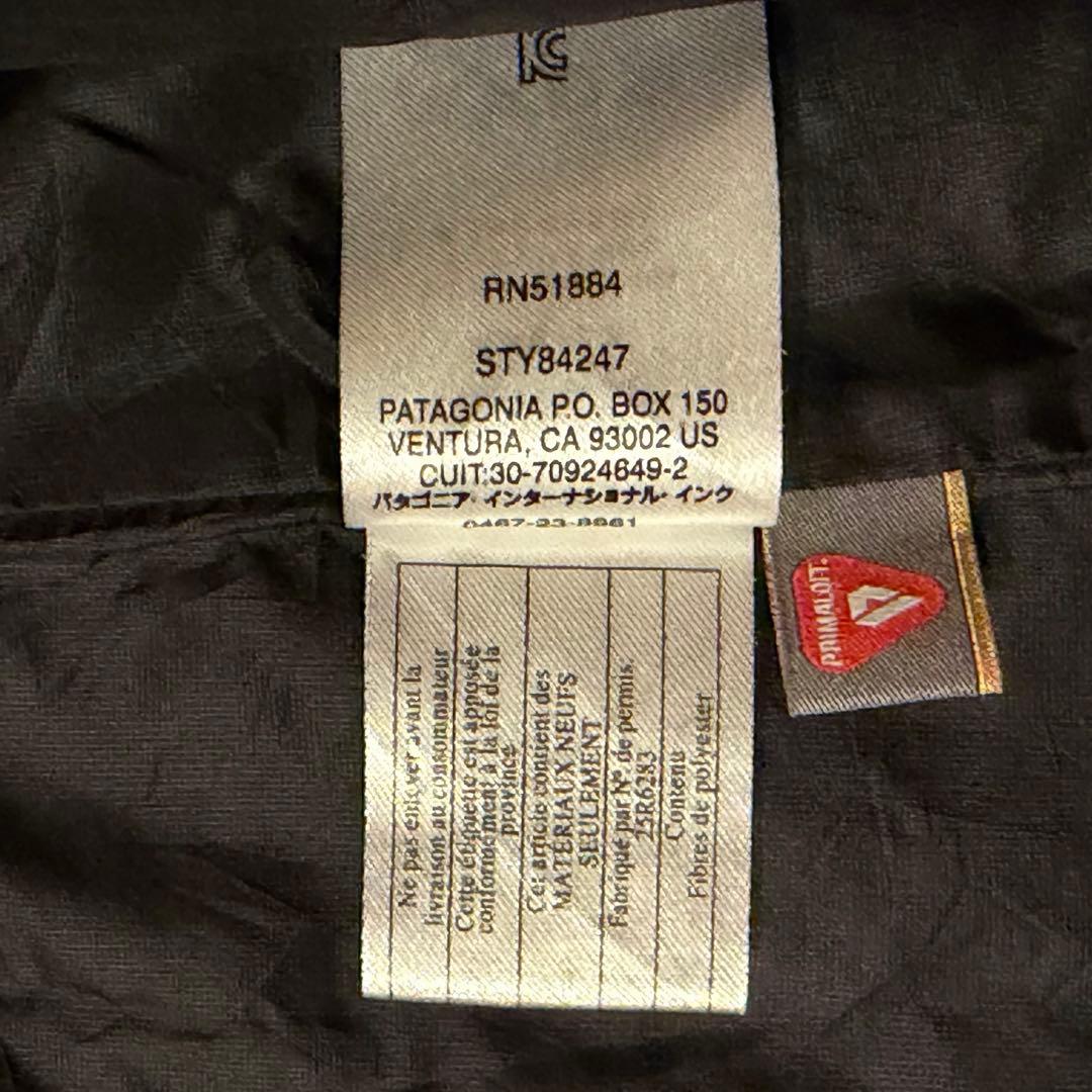 【パタゴニア】ナノパフベスト　プリマロフト　黒　L ナイロンベスト　美品 f