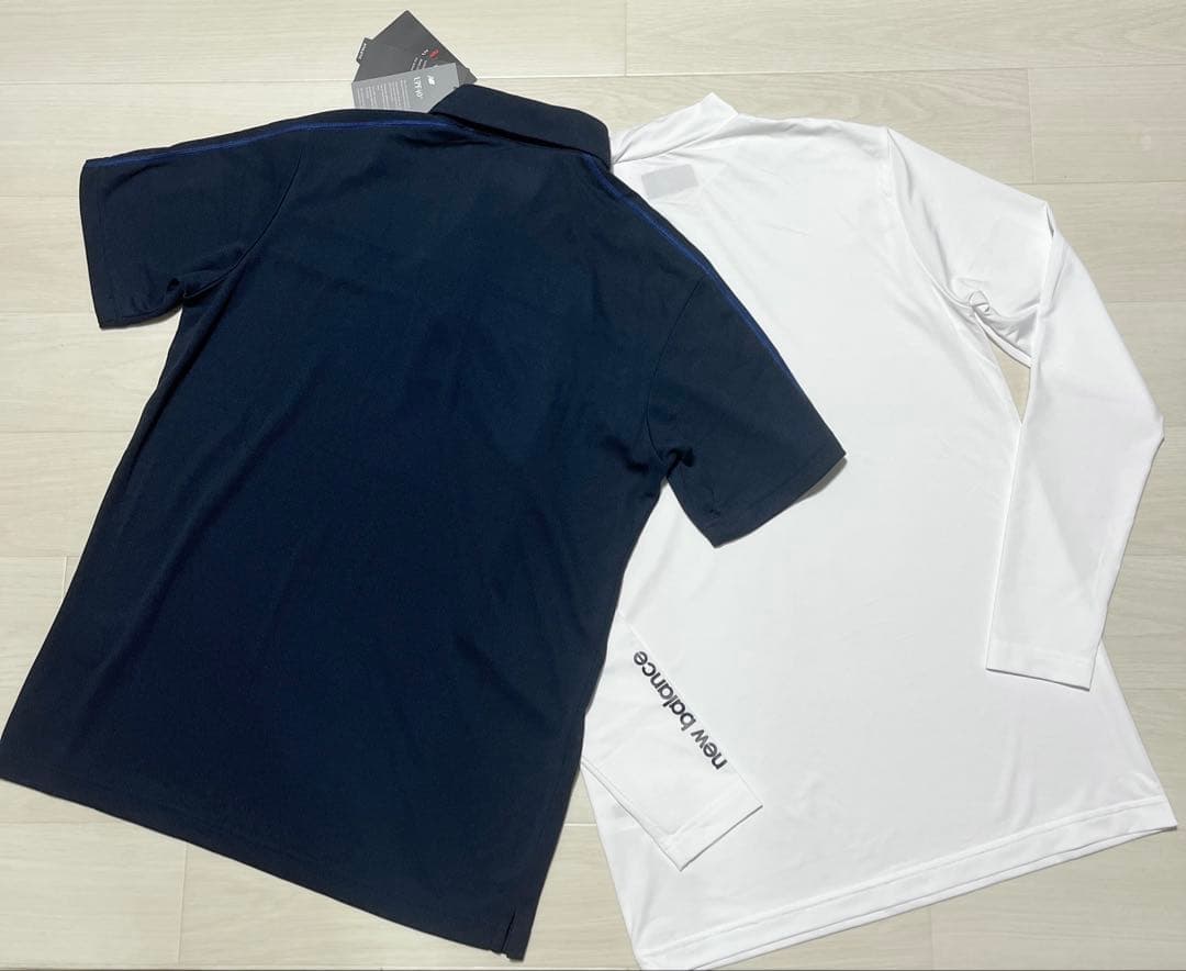 ニューバランス ゴルフ モックネック インナー ポロシャツ セット メンズ