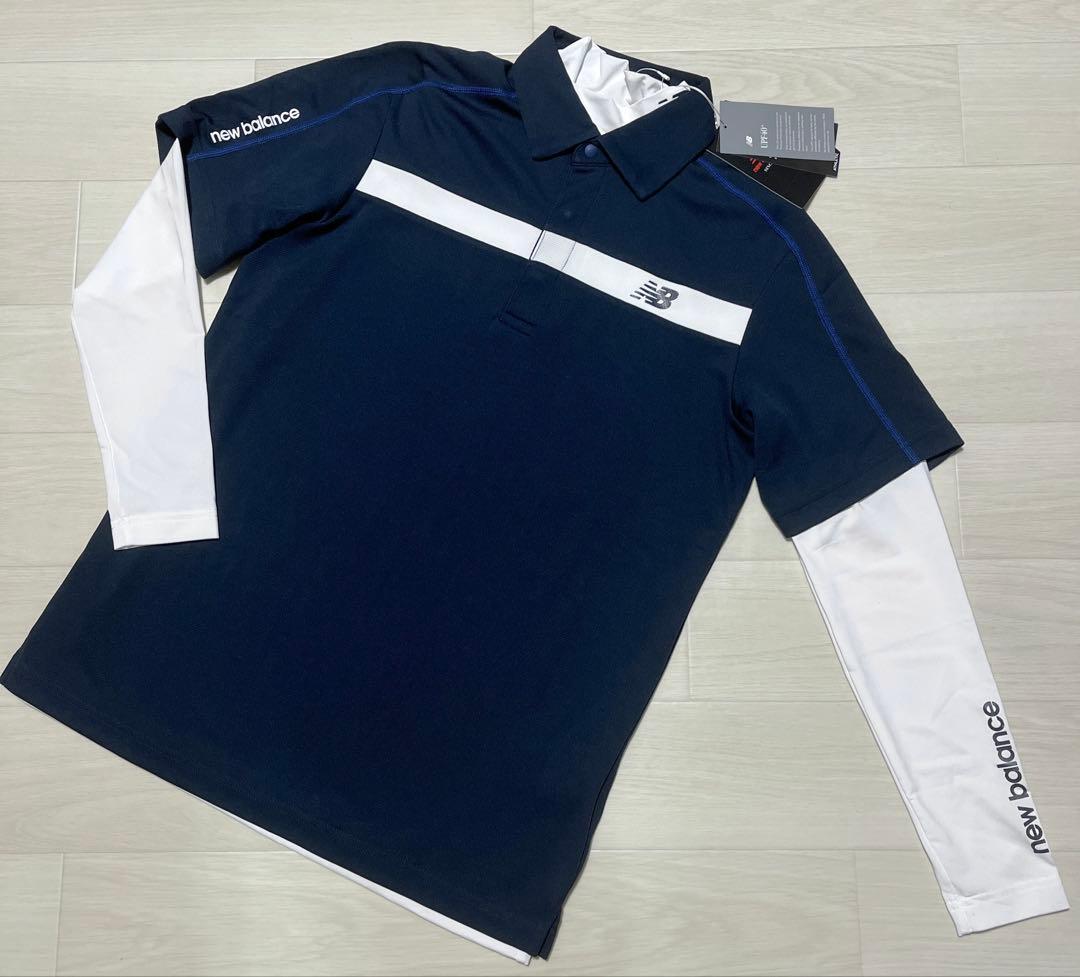 ニューバランス ゴルフ モックネック インナー ポロシャツ セット メンズ