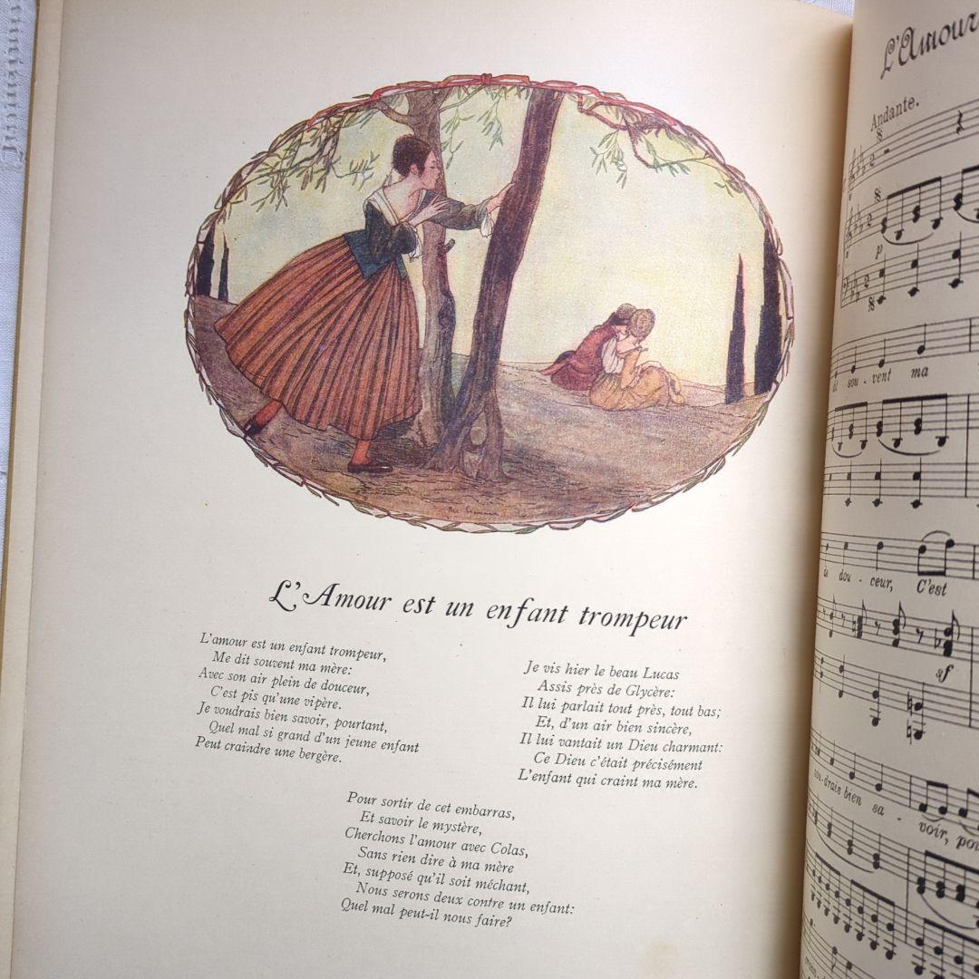 稀少1923アンティーク楽譜 絵本 洋書古書 児童書 ヴィクトリアン ヴンテージ