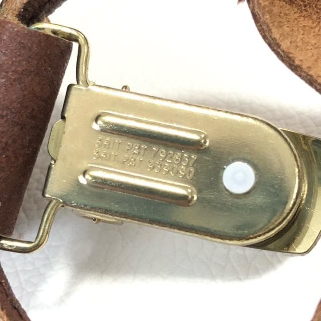 新品未使用★アルバートサーストン サスペンダー クラシック 6ボタン留め 濃い緑