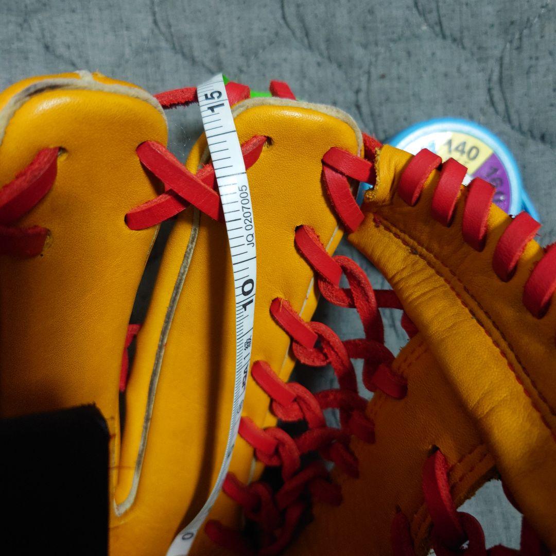 新品展示品Rawlings R2G 軟式グローブ イエロー/レッド