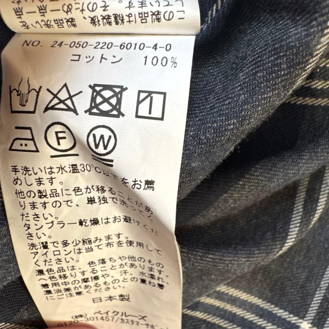 フレームワーク FRAMeWORK 24AW 定価2.3万円 ネルチェックシャツ