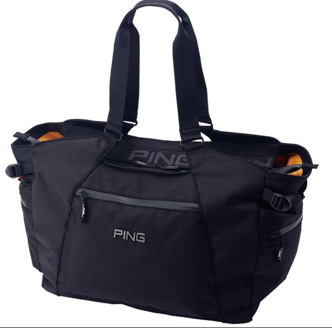 美品　PING [ピン] トートバッグ　ブラック　大容量