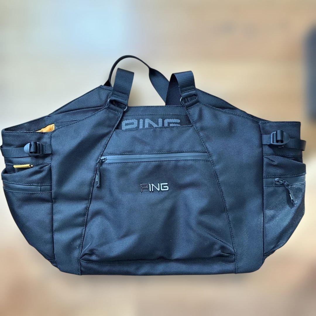 美品　PING [ピン] トートバッグ　ブラック　大容量